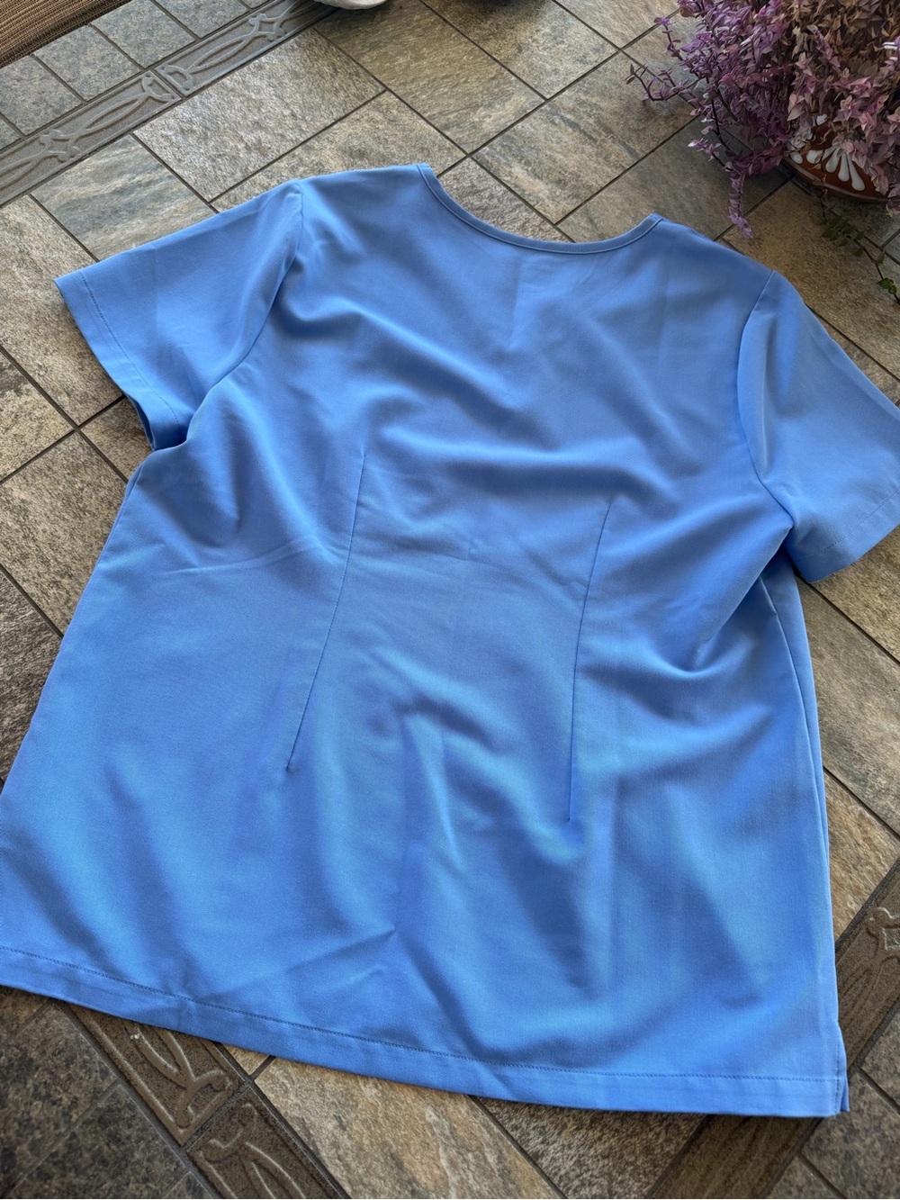 Jaanuu Slim Knit Scrub Top and Joggers Set - Picture 12 of 16